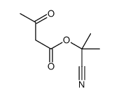 2-cyanopropan-2-yl 3-oxobutanoate Structure