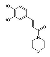 4-[3-(3,4-dihydroxy-phenyl)-acryloyl]-morpholine结构式