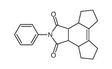 1,2,3,3a,4,5,5a,6,7,8-Decahydro-as-indacen-dicarbonsaeure-(4,5)-phenylimid Structure