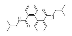 2.2'-Diphensaeure-bis-isobutylamid结构式