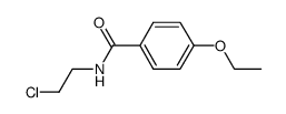 2-<4-Aethoxybenzoylamino>-aethylchlorid Structure