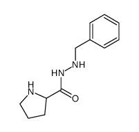 Pyrrolidine-2-carboxylic acid N'-benzyl-hydrazide结构式