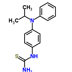 1-{4-[Isopropyl(phenyl)amino]phenyl}thiourea Structure