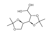 2,3:4,5-di-O-isopropylidene-D-xylose hydrate结构式