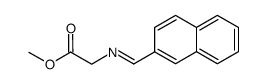 methyl (E)-N-[(2-naphthyl)methylene]glycinate Structure