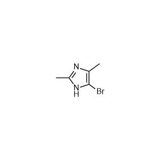 4-溴-2,5-二甲基-1H-咪唑结构式