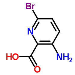 3-Amino-6-bromo-2-pyridinecarboxylic acid Structure