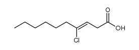 (Z)-4-chlorodec-3-enoic acid Structure