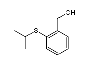 (2-(isopropylthio)phenyl)methanol Structure