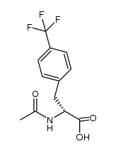 (R)-2-acetamido-3-(4-(trifluoromethyl)phenyl)propanoic acid Structure