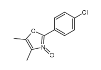 2-(4-chlorophenyl)-4,5-dimethyl-1,3-oxazole 3-oxide Structure