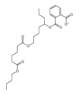 2-[8-(6-butoxy-6-oxohexanoyl)oxyoctan-4-yloxycarbonyl]benzoate结构式