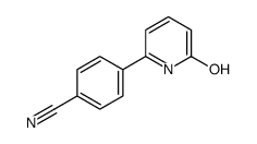 4-(6-Hydroxypyridin-2-yl)benzonitrile structure