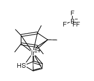 ((η-C5Me5)Ir(thiophene))(BF4)2结构式