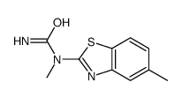 Urea, N-methyl-N-(5-methyl-2-benzothiazolyl)- (9CI) structure