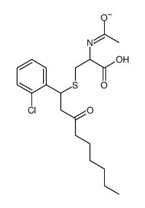 2-(N-acetylamino)-3-(1-(2-chlorophenyl)-3-oxononylthio)propionate picture
