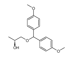 (S)-1-[bis(4-methoxyphenyl)methoxy]propan-2-ol Structure