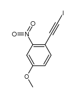 4-methoxy-2-nitro-1-[2-iodoethynyl]benzene Structure