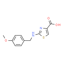 2-[(4-Methoxybenzyl)amino]-1,3-thiazole-4-carboxylic acid结构式