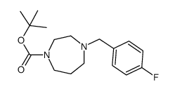 1-Boc-4-(4-fluorobenzyl)homopiperazine Structure