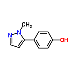 4-(1-Methyl-1H-pyrazol-5-yl)phenol Structure