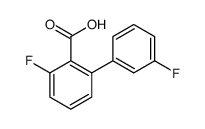 2-fluoro-6-(3-fluorophenyl)benzoic acid Structure