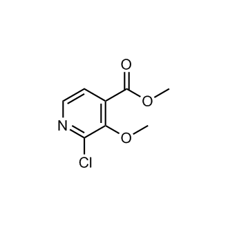 Methyl 2-chloro-3-methoxyisonicotinate Structure