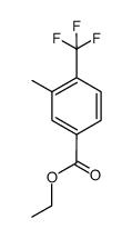 3-甲基-4-(三氟甲基)苯甲酸乙酯结构式