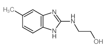 Ethanol, 2-[(5-methyl-1H-benzimidazol-2-yl)amino]- (9CI) structure