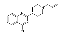 2-(4-allyl-1-piperazinyl)-4-chloroquinazoline Structure