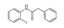 N-(2-iodophenyl)-2-phenylethanethioamide结构式