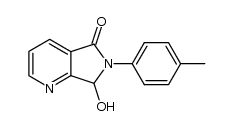 7-hydroxy-6-(p-tolyl)-6,7-dihydro-5H-pyrrolo[3,4-b]pyridin-5-one Structure