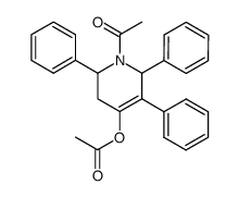 1-Acetyl-4-acetoxy-2,3,6-triphenyl-1,2,5,6-tetrahydropyridine Structure