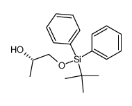 (2S)-1-{[tert-butyl(diphenyl)silyl]oxy}propan-2-ol结构式