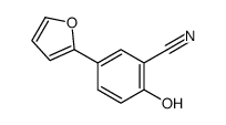 5-(furan-2-yl)-2-hydroxybenzonitrile结构式