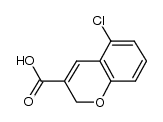 5-chloro-2H-cromene-3-carboxylic acid结构式