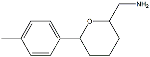 (tetrahydro-6-p-tolyl-2H-pyran-2-yl)methanamine结构式