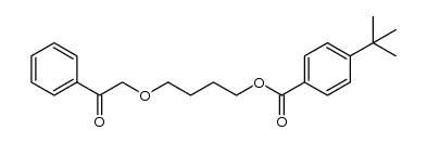 4-(2-oxo-2-phenylethoxy)butyl 4-(tert-butyl)benzoate Structure