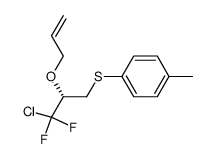 1-((R)-2-Allyloxy-3-chloro-3,3-difluoro-propylsulfanyl)-4-methyl-benzene Structure