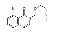 8-Bromo-2-{[2-(trimethylsilyl)ethoxy]methyl}-1(2H)-isoquinolinone Structure