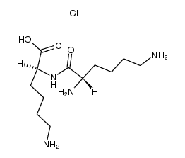 N2-L-lysyl-L-lysine dihydrochloride Structure