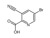 5-bromo-3-cyanopyridine-2-carboxylic acid Structure