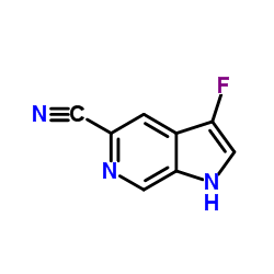 3-Fluoro-1H-pyrrolo[2,3-c]pyridine-5-carbonitrile Structure