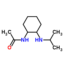 N-[2-(Isopropylamino)cyclohexyl]acetamide Structure