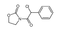 (+/-)-3-(2-chloro-2-phenylacetyl)oxazolidin-2-one结构式