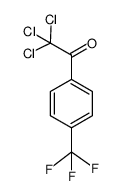 2,2,2-trichloro-4'-(trifluoromethyl)acetophenone结构式