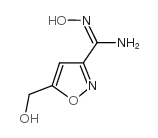 N-羟基-5-(羟基甲基)-3-异噁唑羧酰胺结构式
