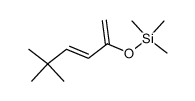 (E)-5,5-dimethyl-2-(trimethylsiloxy)-1,3-hexadiene结构式
