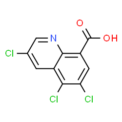 3,5,6-Trichloroquinoline-8-carboxylic Acid结构式