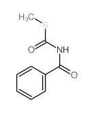 N-methylsulfanylcarbonylbenzamide结构式